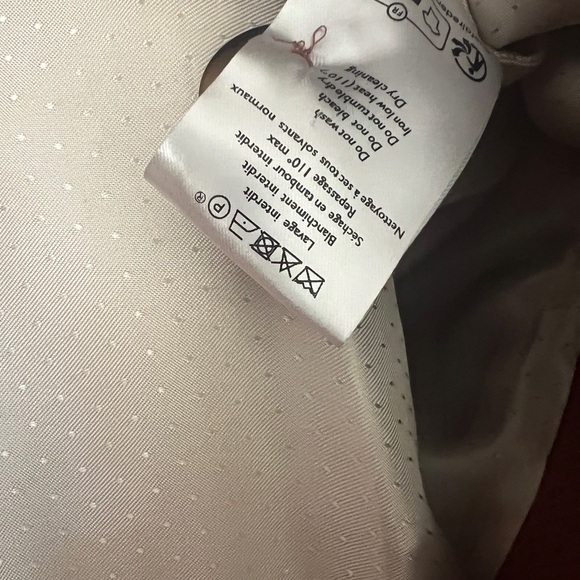 Sezane James coat-Women’s Double-Breasted- XL/14 rust pink - Picture 6 of 7